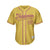 Custom Baseball Jersey Gold Purple Design Jersey One