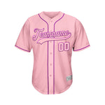 Custom Baseball Jersey Pink Purple Design Jersey One thumbnail