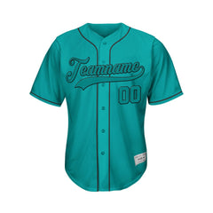Custom Teal Baseball Jersey