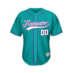 Custom Teal Baseball Jersey