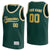 custom deep green and gold basketball jersey