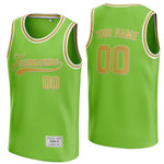 custom green and gold basketball jersey thumbnail