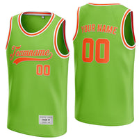 custom green and orange basketball jersey thumbnail