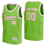 custom green and pink basketball jersey thumbnail