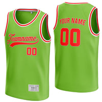 custom green and red basketball jersey thumbnail