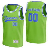 custom green and blue basketball jersey thumbnail