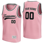 custom pink and black basketball jersey thumbnail