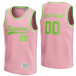 custom pink and green basketball jersey thumbnail