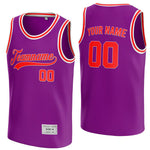 custom purple and red basketball jersey thumbnail
