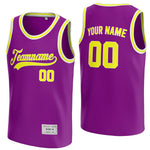 Custom Purple Practice Basketball Jersey thumbnail