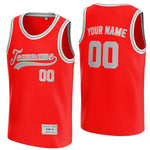 custom red and silver basketball jersey thumbnail