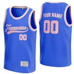 custom blue and pink basketball jersey thumbnail