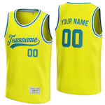 custom yellow and teal basketball jersey thumbnail