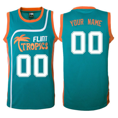 : BOROLIN Men's Basketball Jersey 90s Flint Tropics # 69