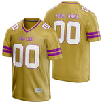 custom gold and purple football jersey thumbnail