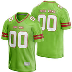 custom green and brown football jersey thumbnail