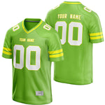 custom green and yellow football jersey thumbnail