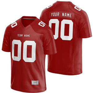 custom maroon football jersey