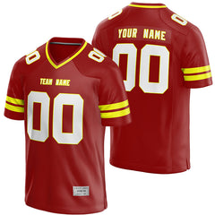 Custom Maroon Football Jersey for Men/Youth | Authentic Uniform