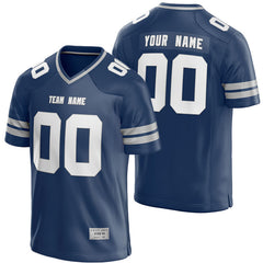 Custom Navy Football Jersey for Men/Youth | Authentic Uniform
