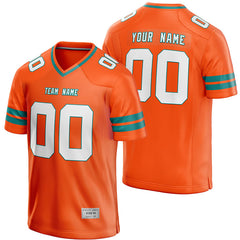 Custom Orange Football Jersey for Men/Youth | Authentic Uniform