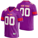 custom purple and red football jersey thumbnail