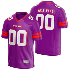 custom purple and red football jersey