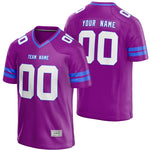 custom purple and blue football jersey thumbnail