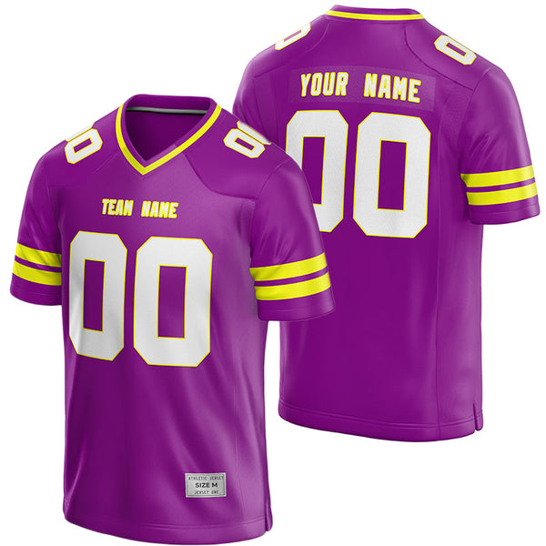 Custom Purple Football Jersey