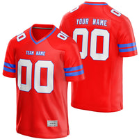 custom red and blue football jersey thumbnail