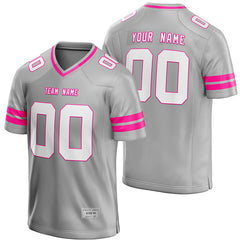 Custom Silver Football Jersey for Men/Youth | Authentic Uniform
