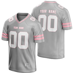 Custom Silver Football Jersey for Men/Youth | Authentic Uniform