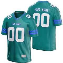 Custom Teal Football Jersey for Men/Youth | Authentic Uniform