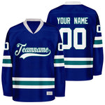 custom blue and teal hockey jersey thumbnail