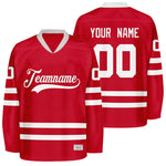 custom red hockey jersey thumbnail