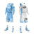 Custom Reversible Basketball Jersey Set Light Blue and White Jersey One