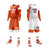 Custom Reversible Basketball Jersey Set Orange and White Jersey One