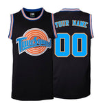 custom space jam tune squad black basketball jersey for adult youth and baby thumbnail
