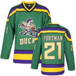 Dean Portman #21 Vintage Mighty Ducks Hockey Jersey Jersey One thumbnail