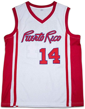 Del Toro Benny Dalmau 14 Puerto Rico Basketball Jersey