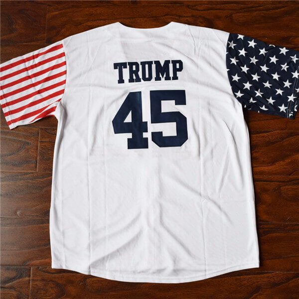 Donald Trump #45 USA Baseball Jersey Jersey One
