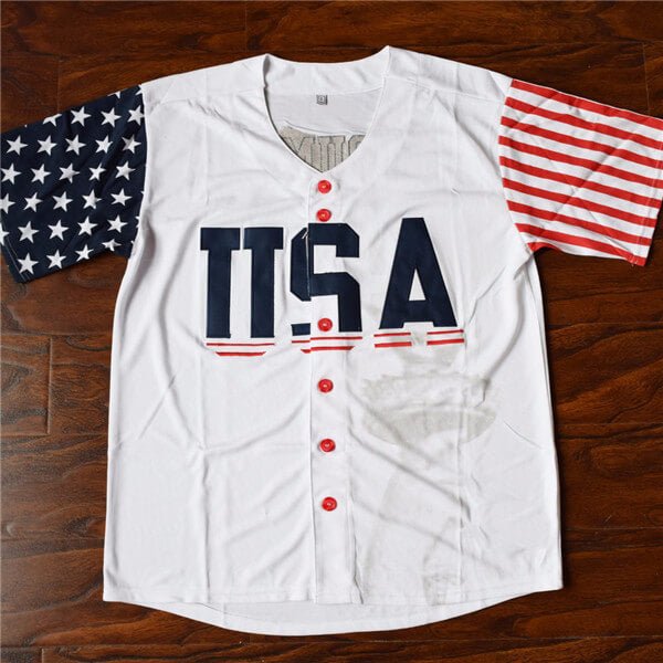 Donald Trump #45 USA Baseball Jersey Jersey One