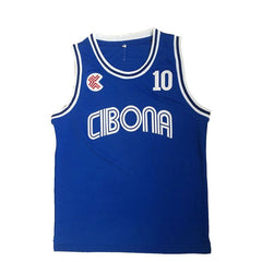 Drazen Petrovic #10 Croatia Throwback Basketball Jersey Jersey One