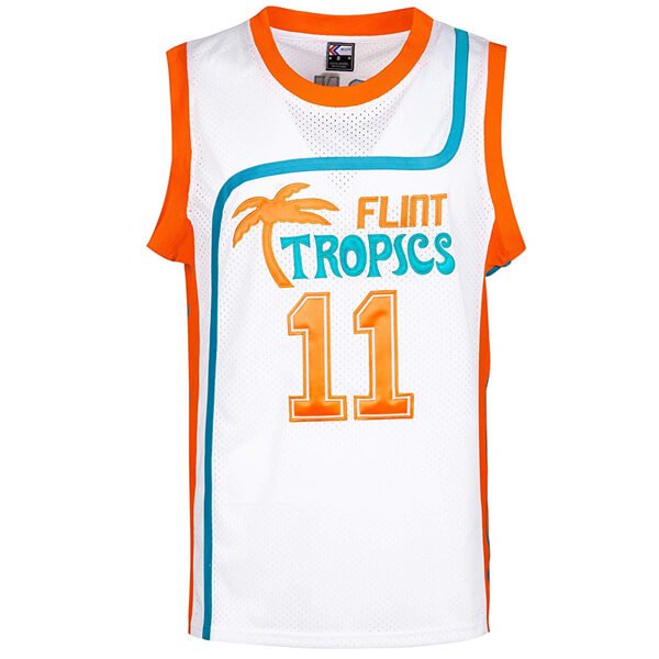 Flint Tropics Ed Monix 11 Semi Pro Basketball Jersey Jersey One