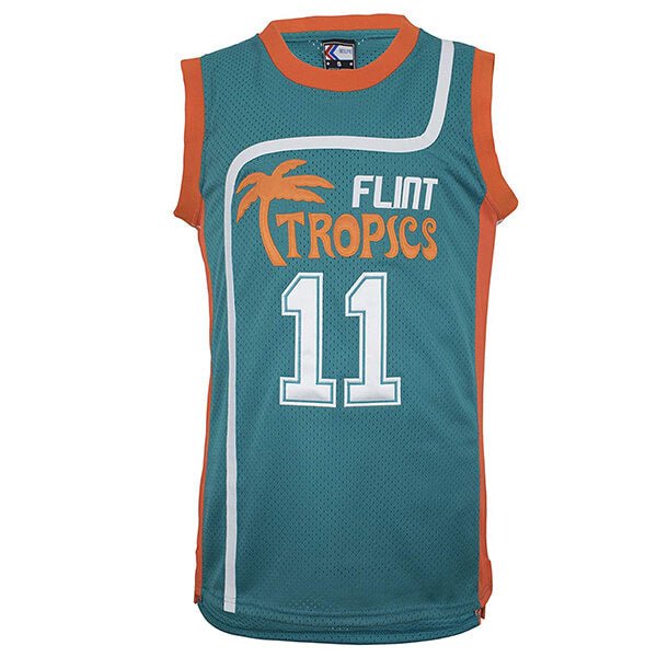Flint Tropics Ed Monix 11 Semi Pro Basketball Jersey Jersey One