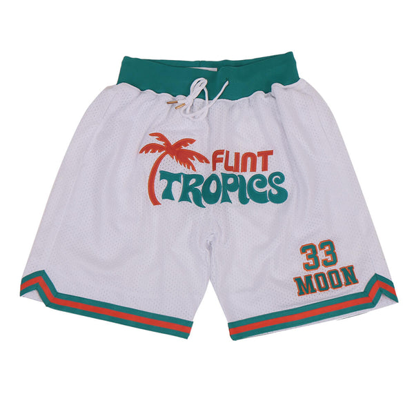 Flint Tropics Streetwear Basketball Shorts with Pockets Jersey One