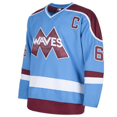 Gordon Bombay #66 Minnehaha Waves Mighty Ducks Hockey Jersey Jersey One