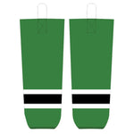 Green Black Ice Hockey Socks Jersey One thumbnail