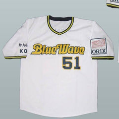 Ichiro Suzuki Japan Blue Wave Baseball jersey Jersey One