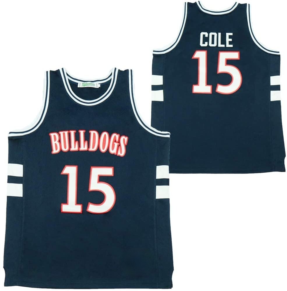 J Cole High School Jersey 15 Terry Sanford Bulldogs Basketball Jerse
